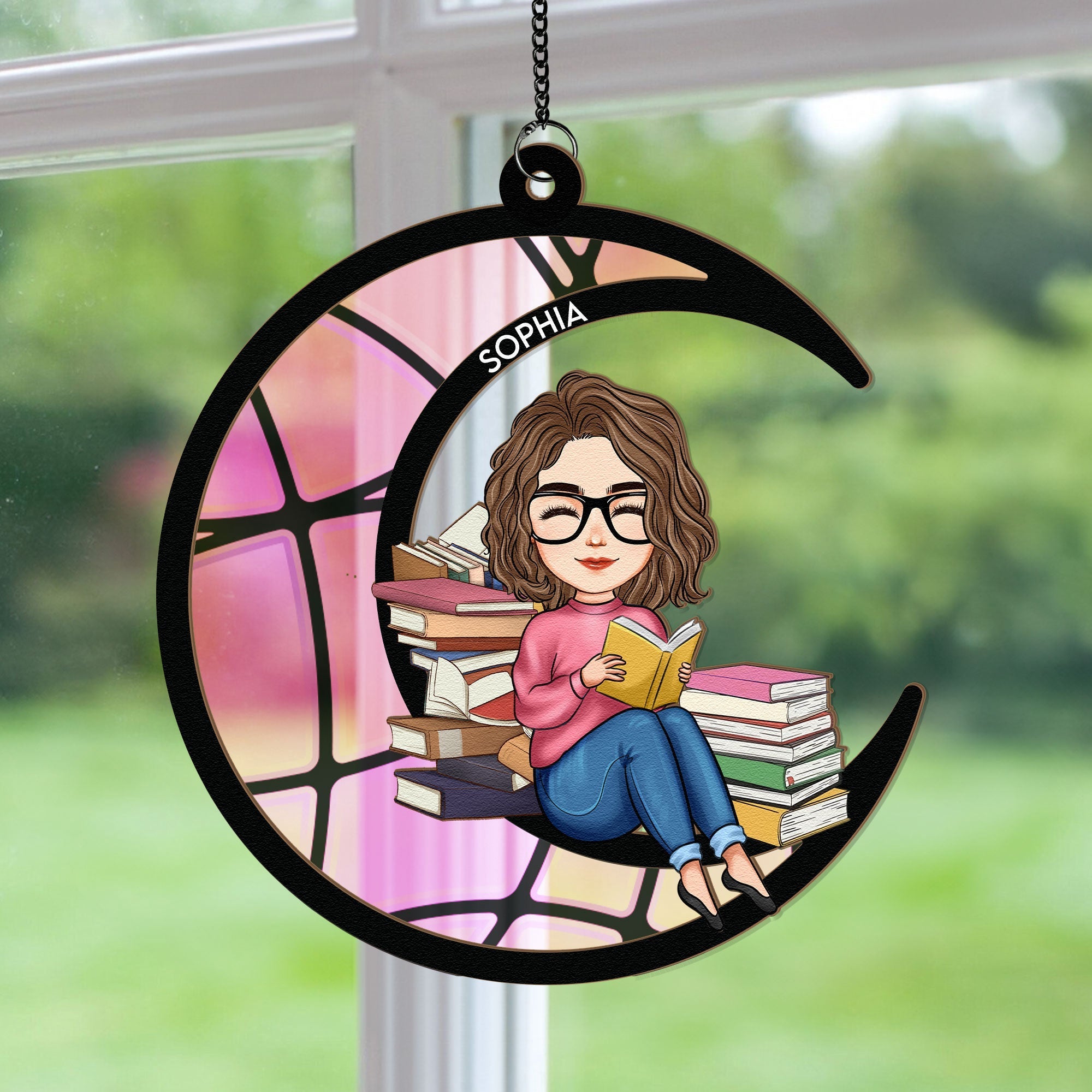 Reading-On-The-Moon-Personalized-Window-Hanging-Suncatcher-Ornament_3