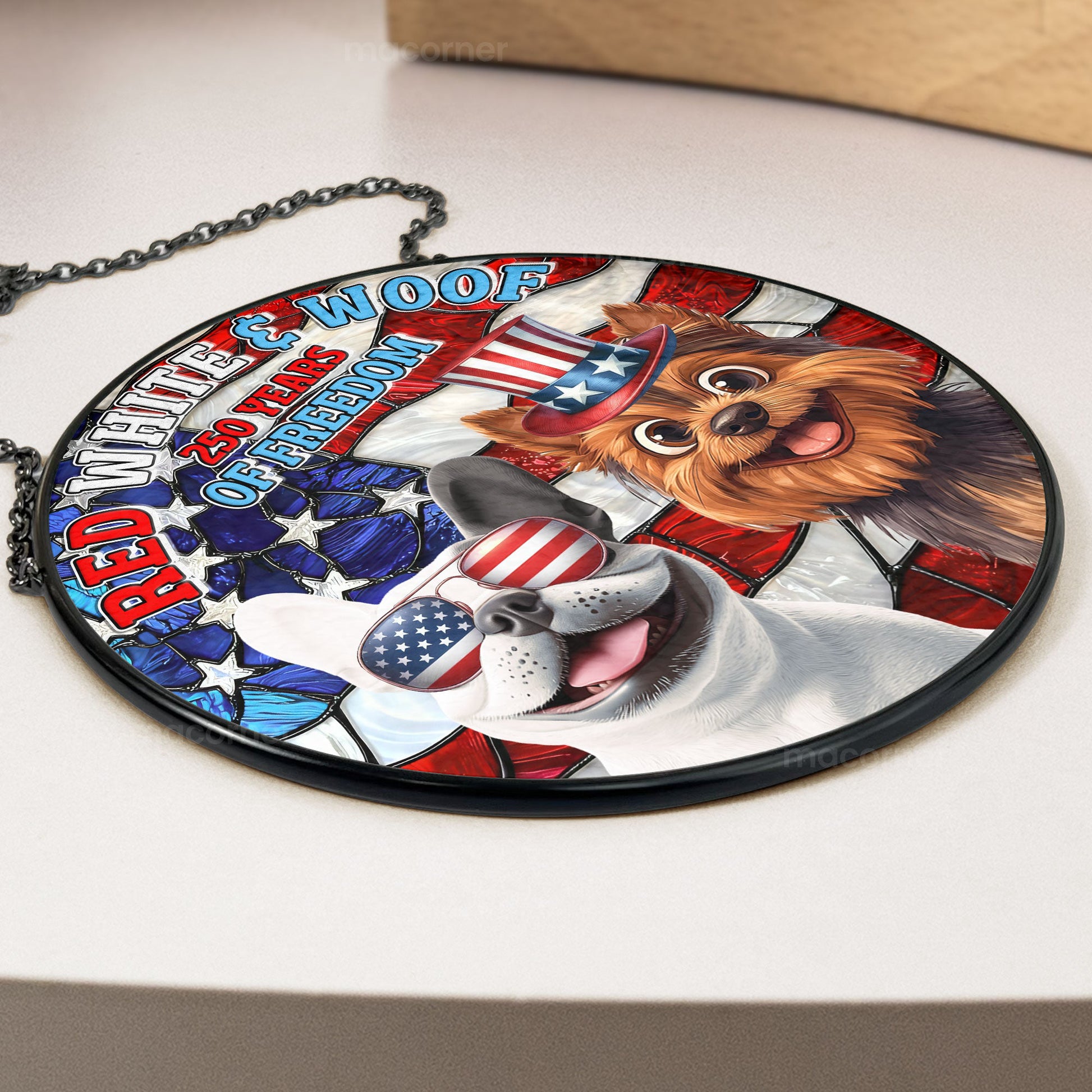 Red-White-_-Woof-250Th-Anniversary-Personalized-Stained-Glass-Window-Hanging-Suncatcher_3