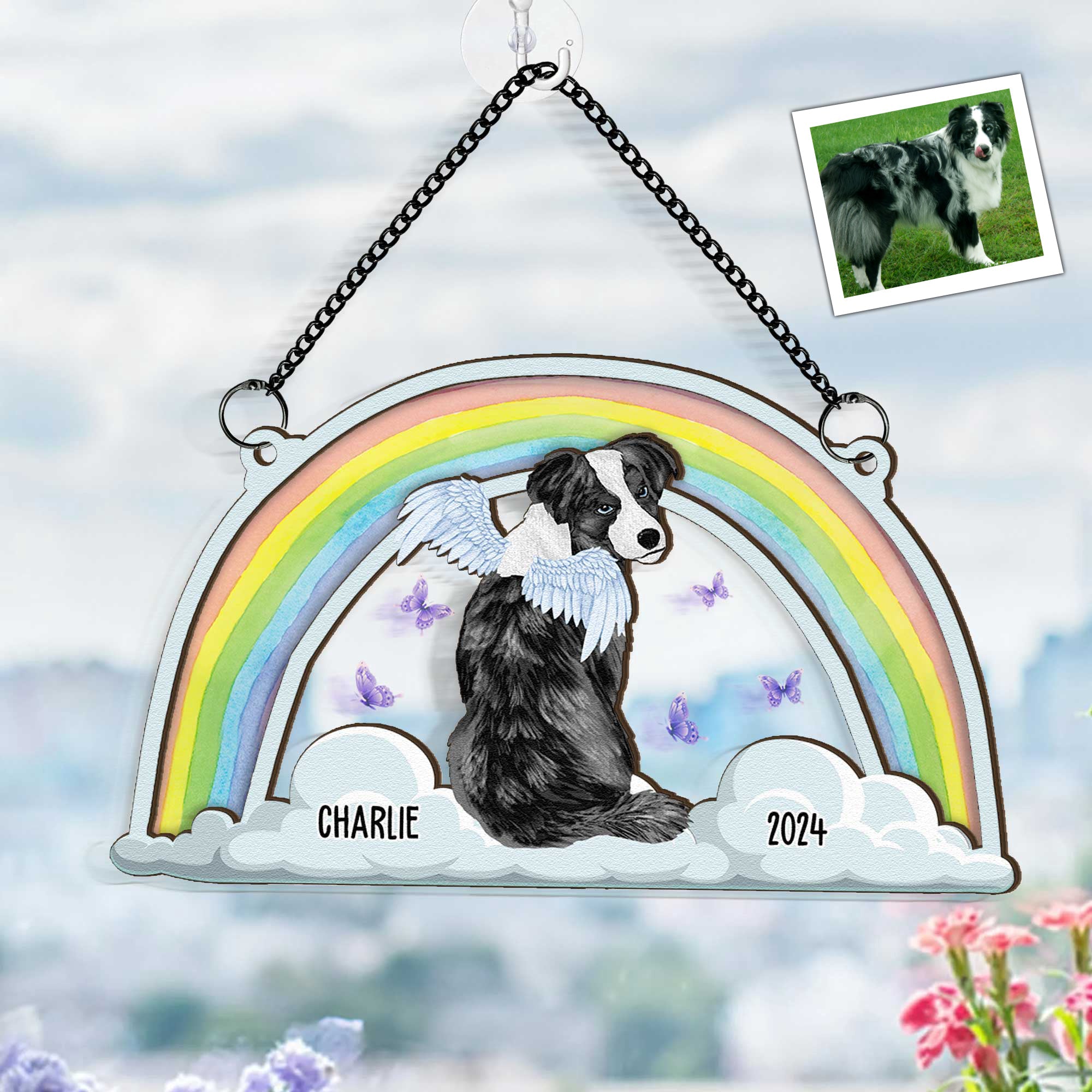 Sitting-At-The-Rainbow-Bridge-Personalized-Window-Hanging-Suncatcher-Ornament_1