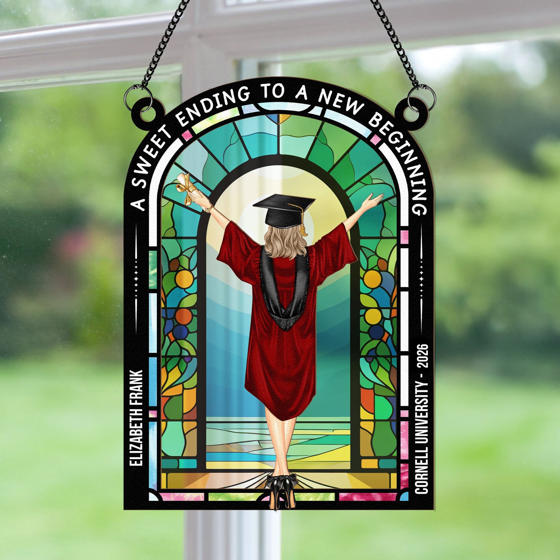 Sweet-Ending-To-New-Beginning-Personalized-Window-Hanging-Suncatcher-Ornament_3_f2325837-cb8c-4ace-8a1c-1c82a3bbe812