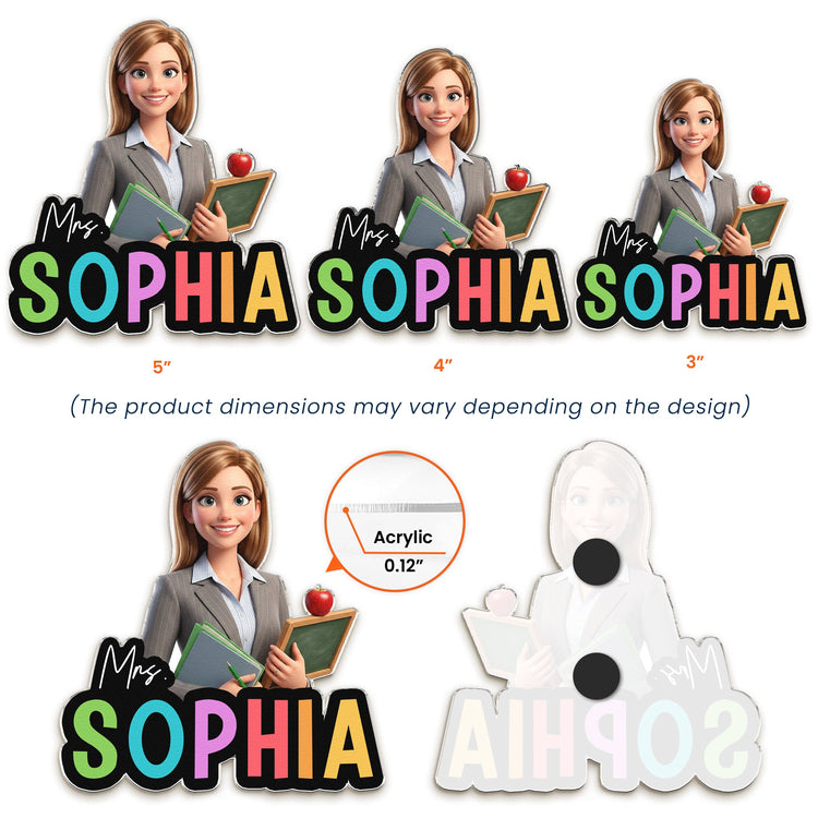 Teacher_Cartoon_Version_Personalized_Magnet_5