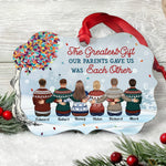 The Greatest Gift Our Parents Gave Us Was Each Other - Personalized Circle Acrylic Ornament - Christmas Gift For Family Members, Brothers, Sisters