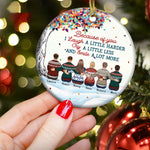The Greatest Gift Our Parents Gave Us Was Each Other - Personalized Circle Acrylic Ornament - Christmas Gift For Family Members, Brothers, Sisters