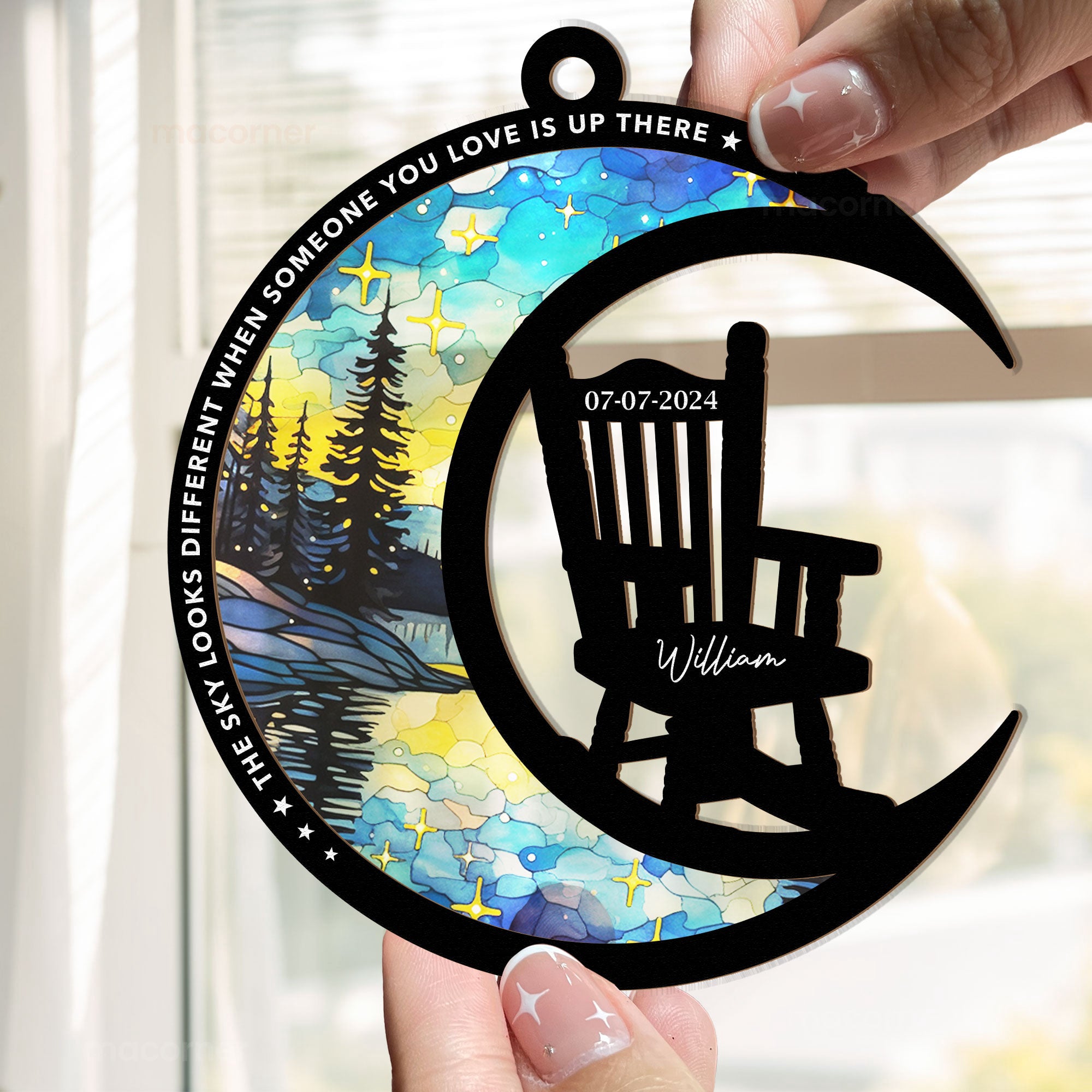 The-Sky-Looks-Different-Memorial-Personalized-Window-Hanging-Suncatcher-Ornament_13