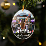 The Year I Went To A Lot Of Concerts - Personalized Acrylic Photo Ornament