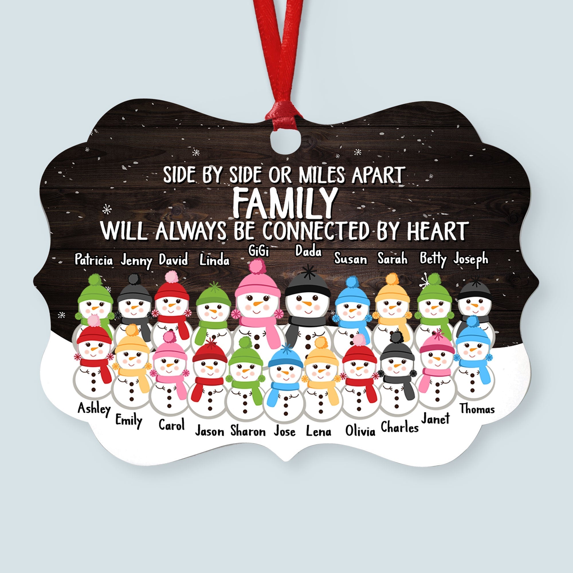 This Is Us A Whole Lot Of Love - Personalized Family Ornament