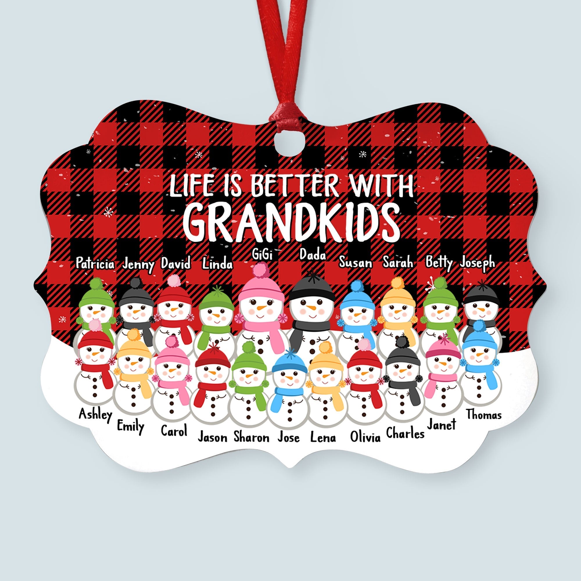 This Is Us A Whole Lot Of Love - Personalized Family Ornament