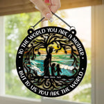 To-Us-You-Are-The-World-Personalized-Window-Hanging-Suncatcher-Ornament-3