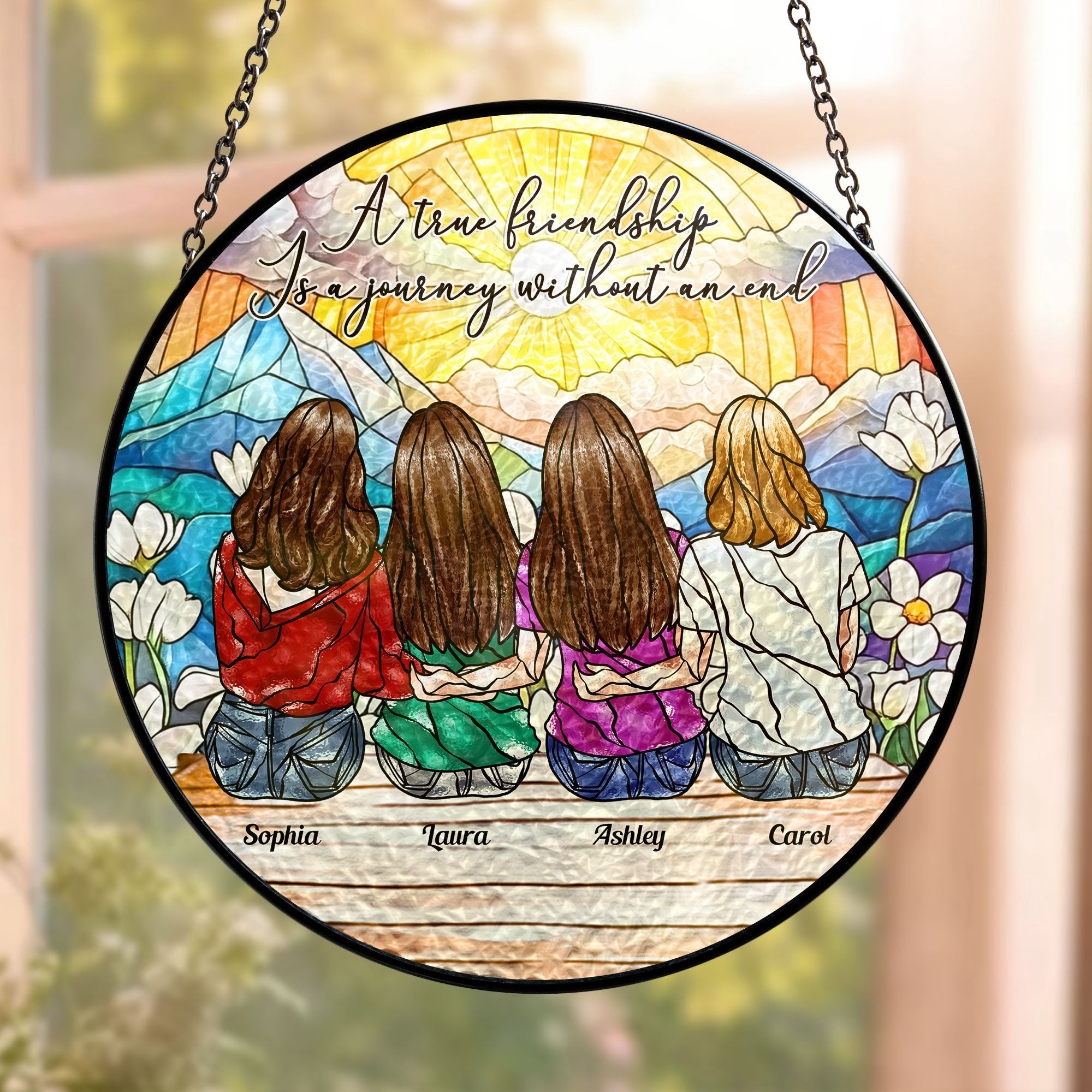 True-Friendship-Is-A-Journey-Without-An-End-Personalized-Stained-Glass-Window-Hanging-Suncatcher--1