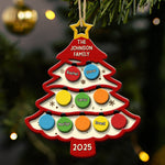 Under The Tree With Love - Personalized Wooden Ornament