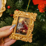 Upload Photo For Family, Siblings, Friends, Pet Lovers - Personalized Vintage Picture Frame Ornament
