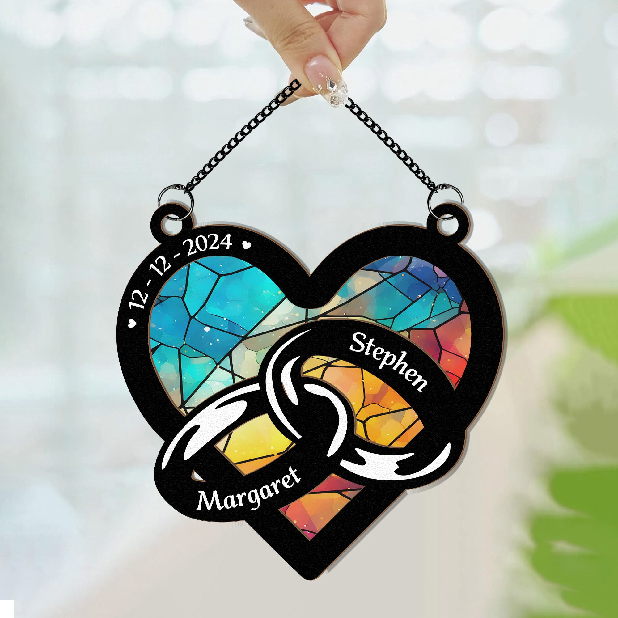 Wedding-Couple-Ring-Personalized-Window-Hanging-Suncatcher-Ornament3