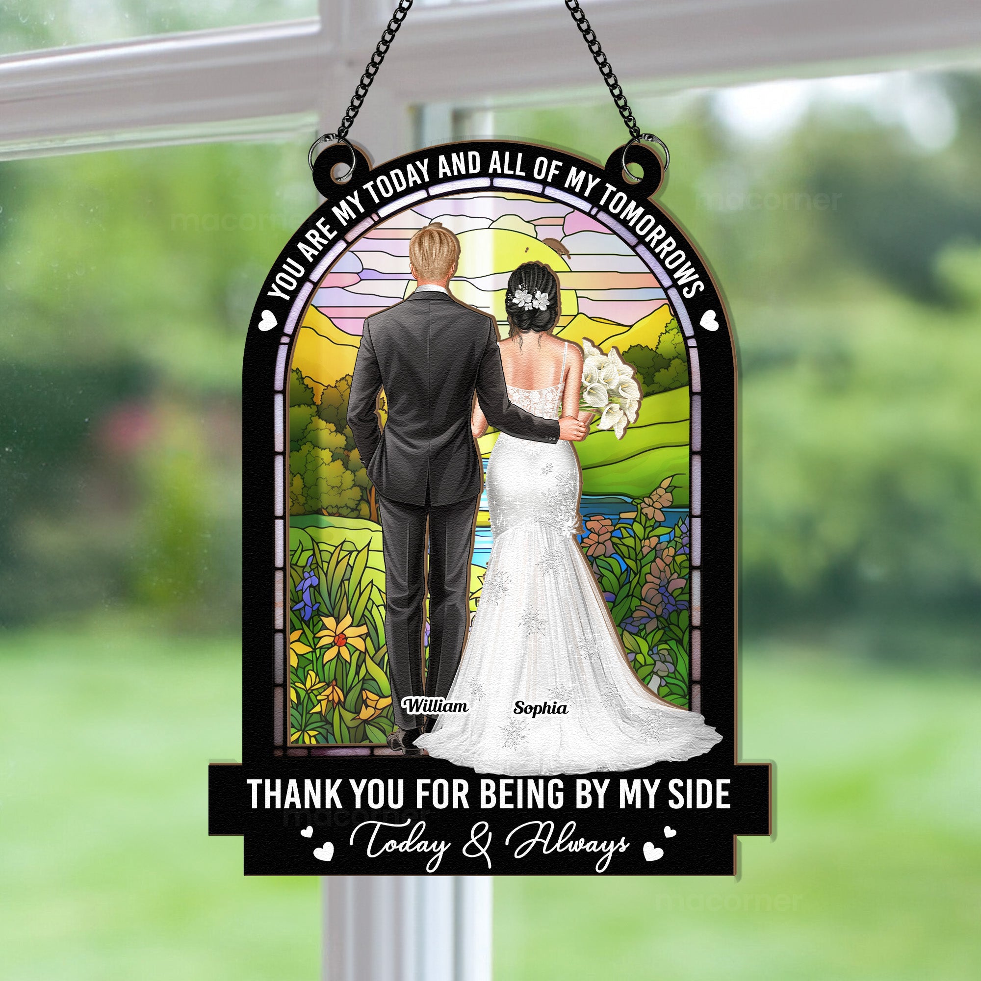 Wedding-Gift-All-Of-My-Tomorrows-Personalized-Window-Hanging-Suncatcher-Ornament_3