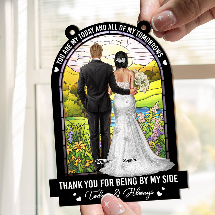 Wedding-Gift-All-Of-My-Tomorrows-Personalized-Window-Hanging-Suncatcher-Ornament_4