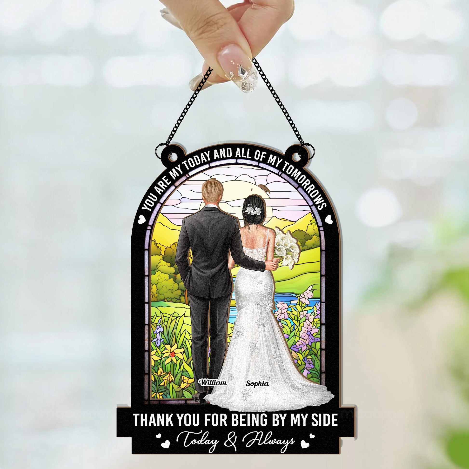 Wedding-Gift-All-Of-My-Tomorrows-Personalized-Window-Hanging-Suncatcher-Ornament_5