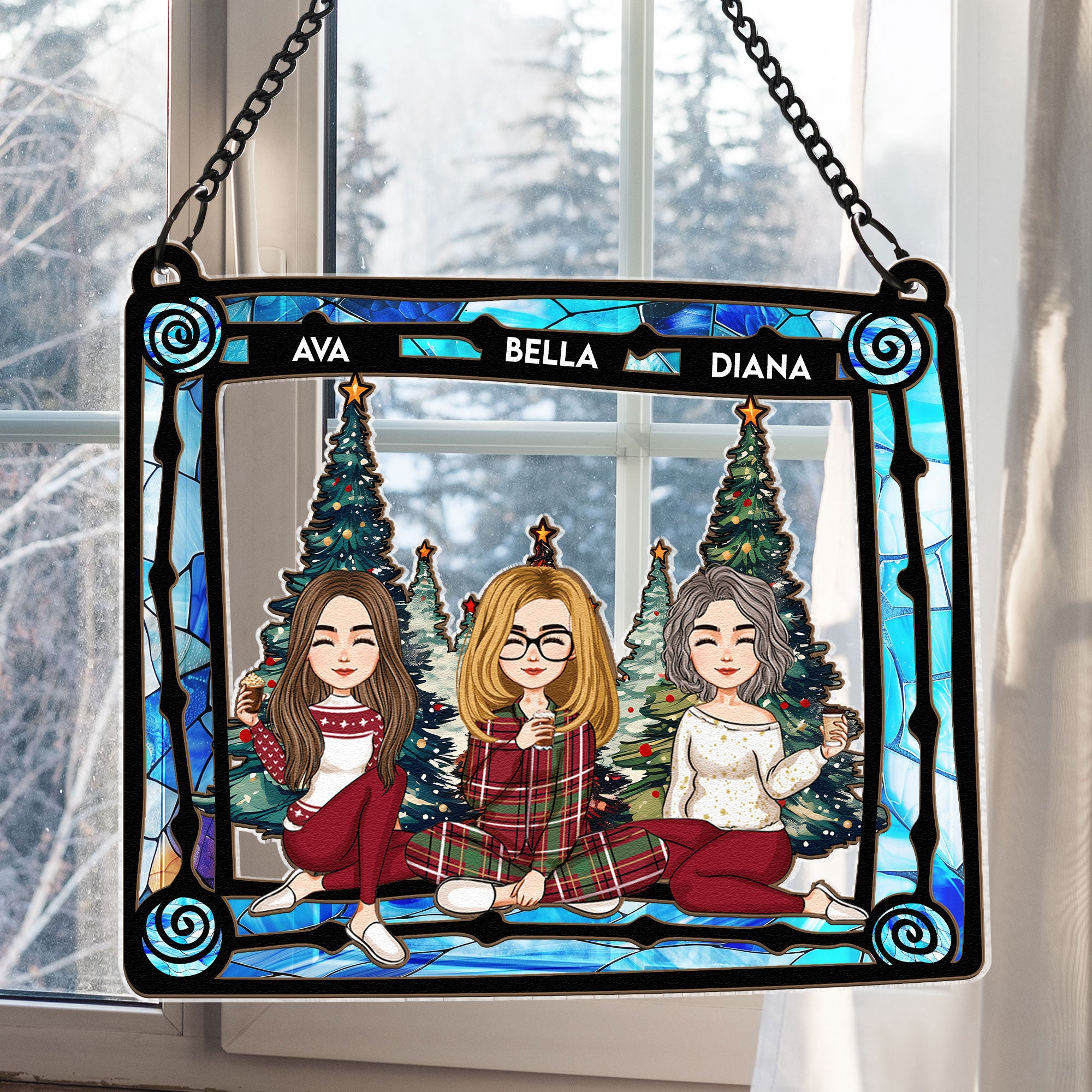 With-Mom-Under-Christmas-Tree-Personalized-Window-Hanging-Suncatcher-Ornament_1