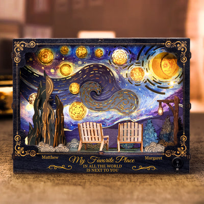 You & Me We Got This - Starry Night Theme - Personalized DIY Book Nook Kit