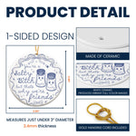 You're A Salty Bitch, But That's Why We're Friends - Personalized Ceramic Ornament