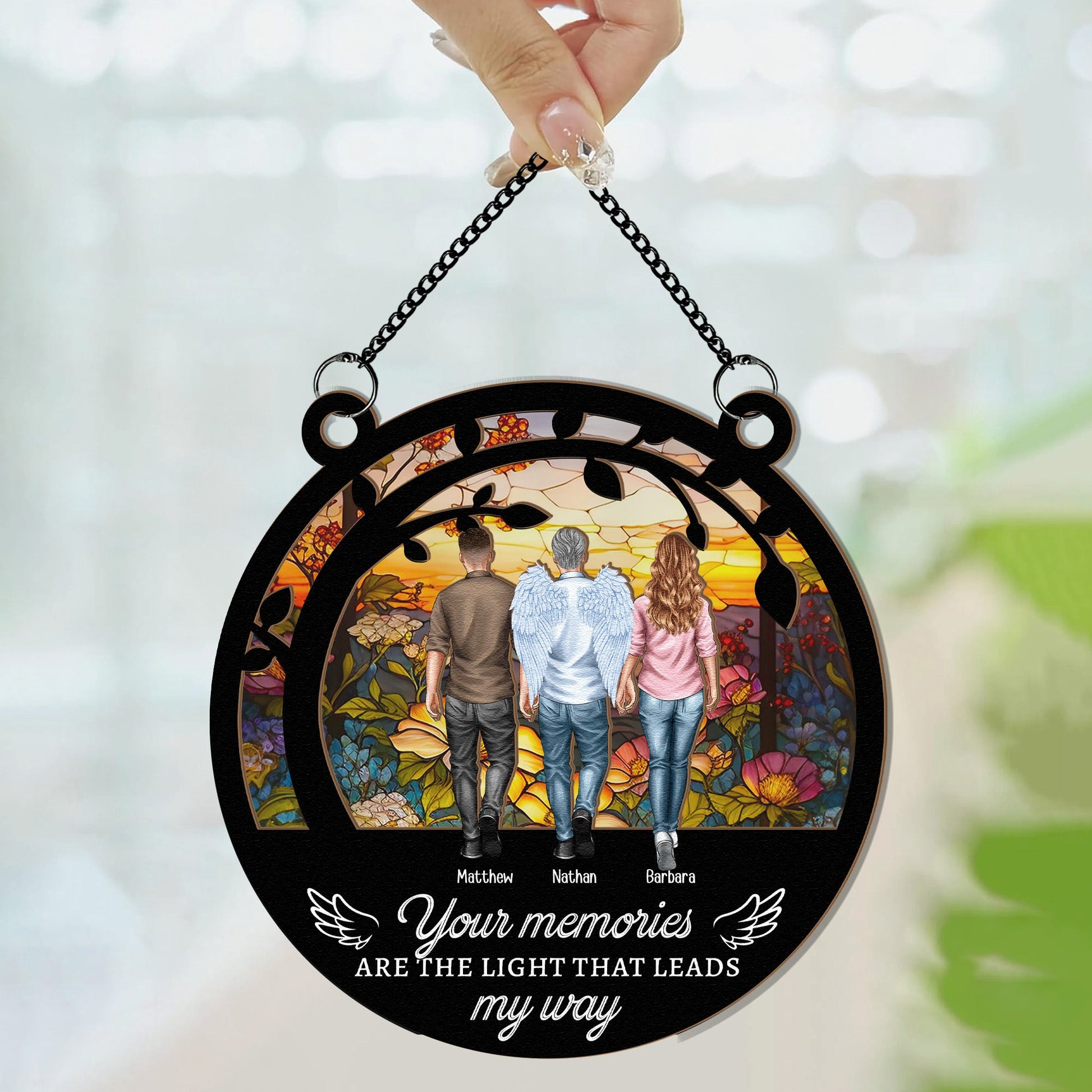 Your-Memories-Are-The-Light-Memorial-Personalized-Window-Hanging-Suncatcher-Ornament5
