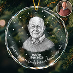 Your_Wings_Were_Ready_But_Our_Hearts_Were_Not_Photo_Sketch_Line_Art_Personalized_Ornament_1