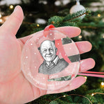 Your_Wings_Were_Ready_But_Our_Hearts_Were_Not_Photo_Sketch_Line_Art_Personalized_Ornament_4