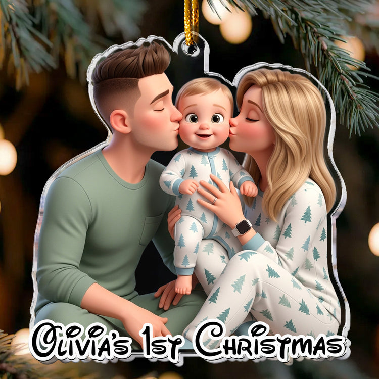 cartoon-your-photo-for-family-kids-grandkids-pet-lovers-couple-personalized-ornament-2