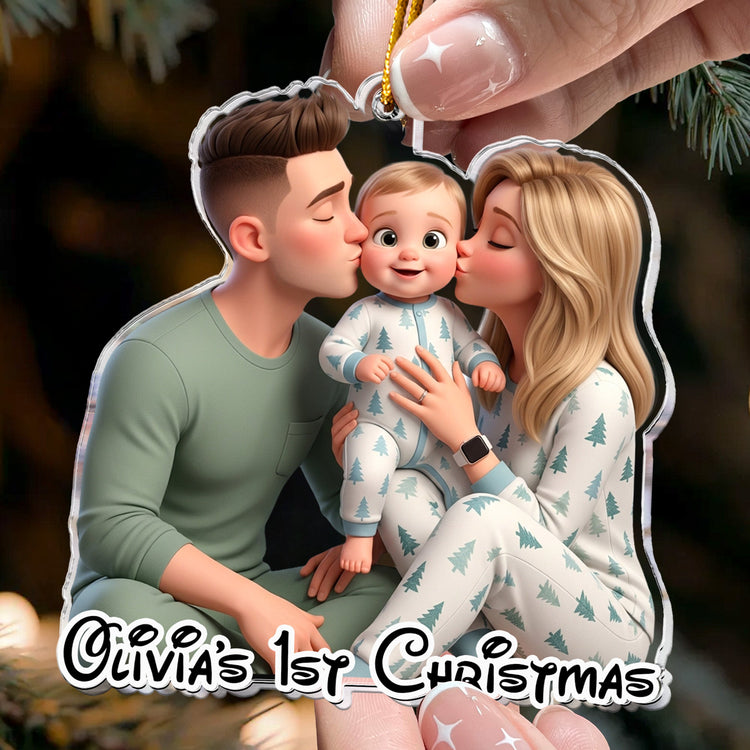 cartoon-your-photo-for-family-kids-grandkids-pet-lovers-couple-personalized-ornament-3