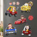 custom-cute-kids-face-racing-cars-personalized-magnet-1