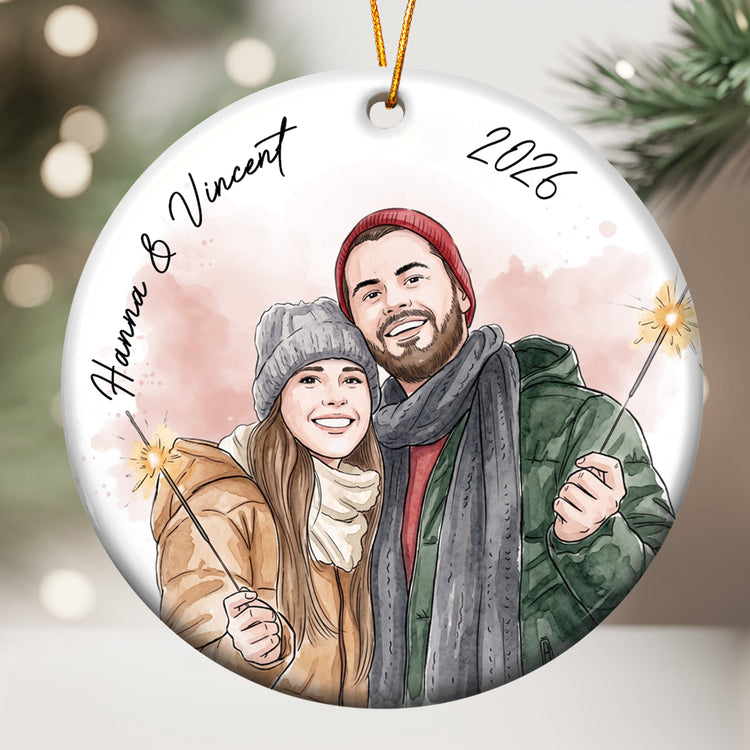 custom-photo-watercolor-art-anniversary-christmas-gifts-for-couple-personalized-ornament-2
