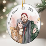 custom-photo-watercolor-art-anniversary-christmas-gifts-for-couple-personalized-ornament-3