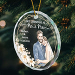 custom-photo-watercolor-art-first-christmas-as-mr-and-mrs-couple-gifts-personalized-ornament-2