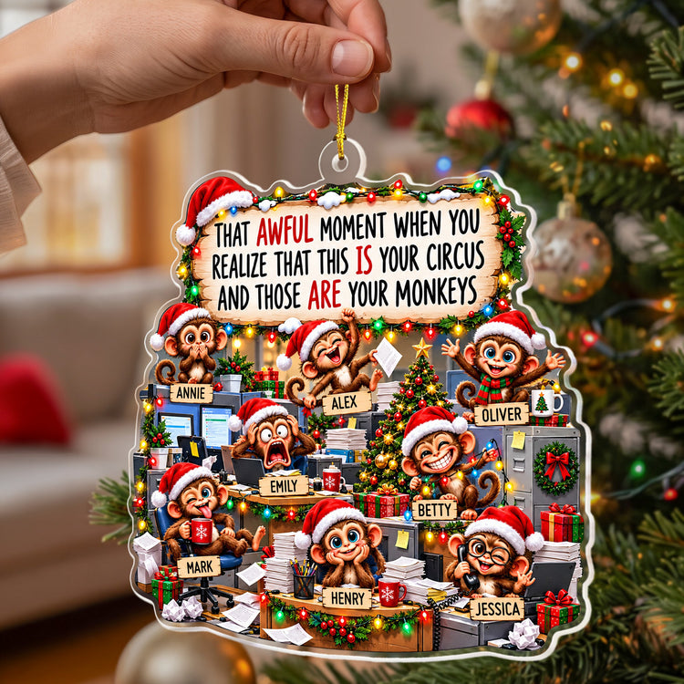 funny-coworker-bulk-gifts-monkey-circus-gag-gifts-for-team-personalized-ornament-4