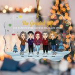 The Greatest Gift For Brothers And Sisters - Personalized Acrylic Ornament